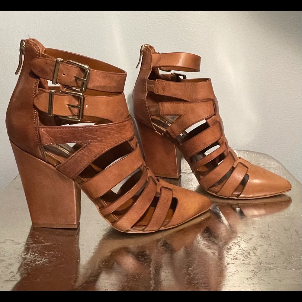 BCBG Jaxx Strappy Booties